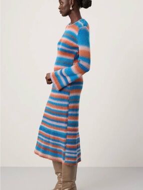 SIMON MILLER Axon Striped Knit Midi Dress - NWOT